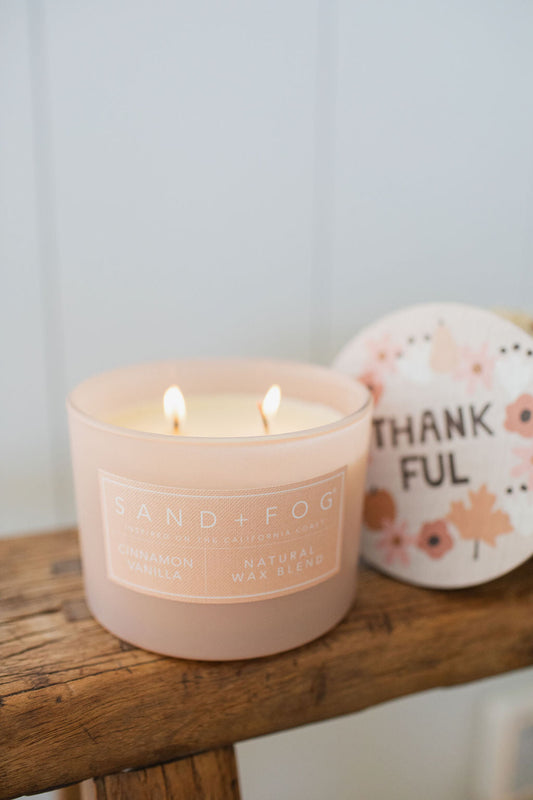 Cinnamon Vanilla 12 oz scented candle