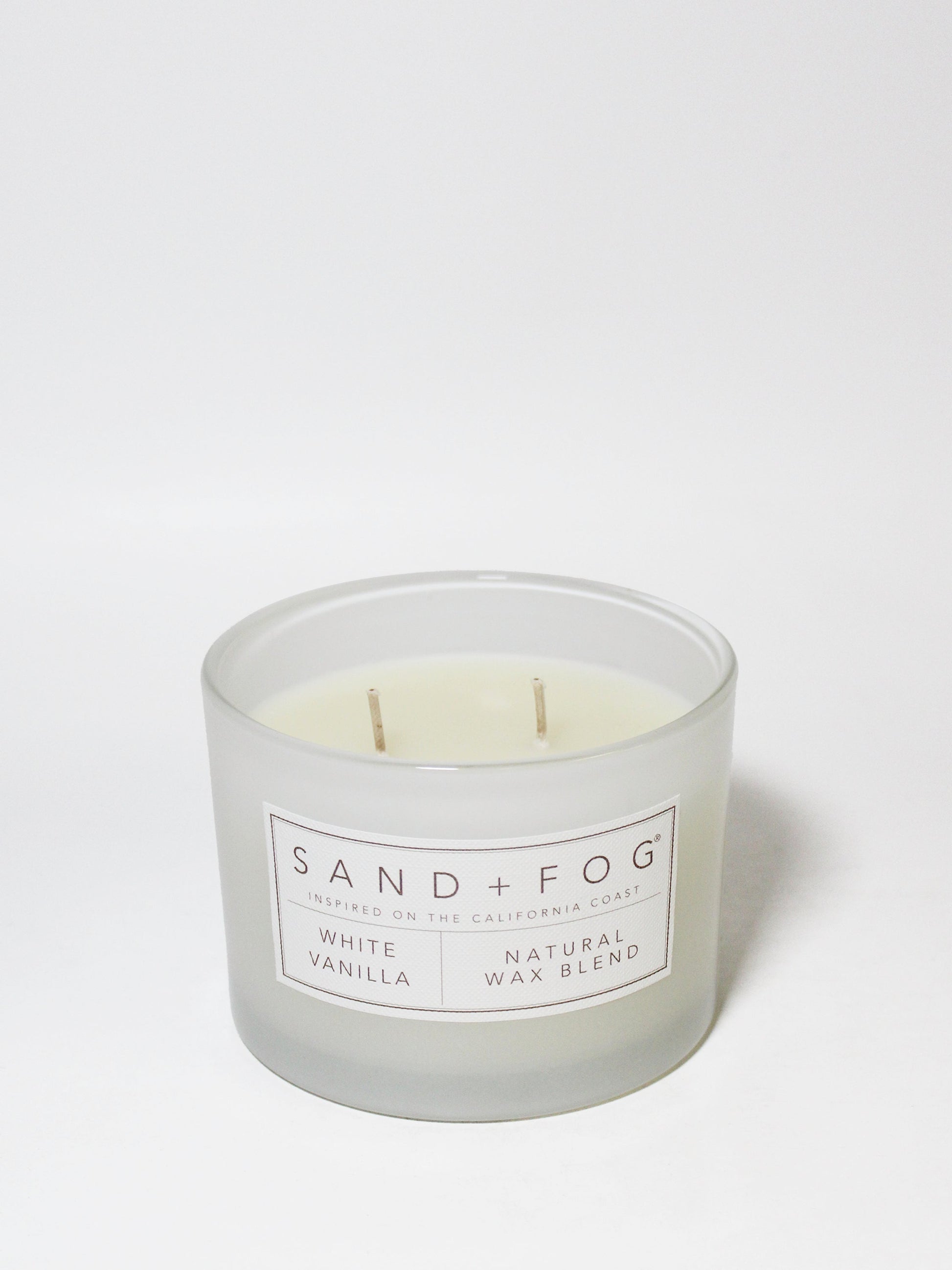 White Vanilla 12 oz scented candle