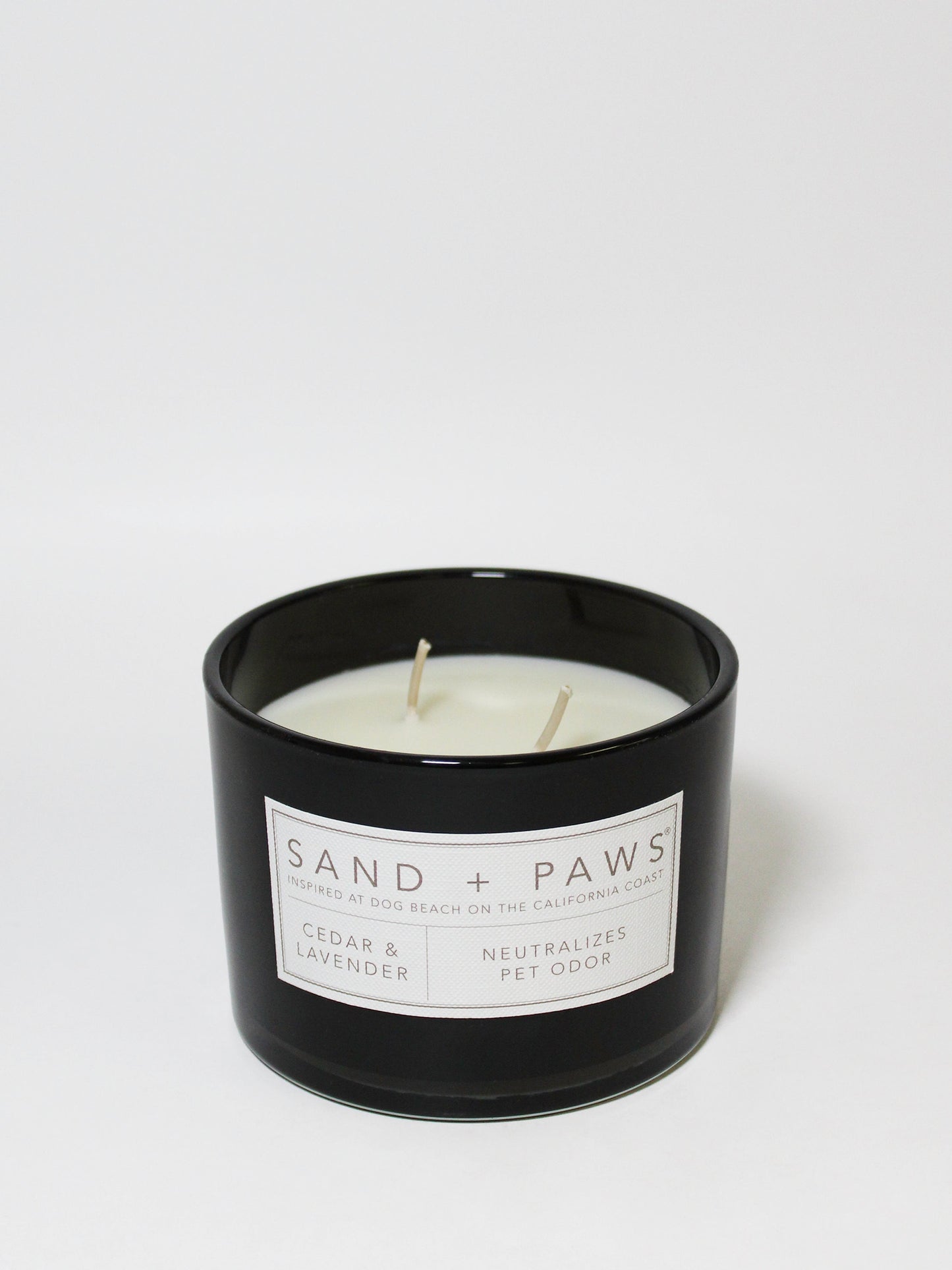 Sand + Paws Cedar & Lavender 12 oz scented candle