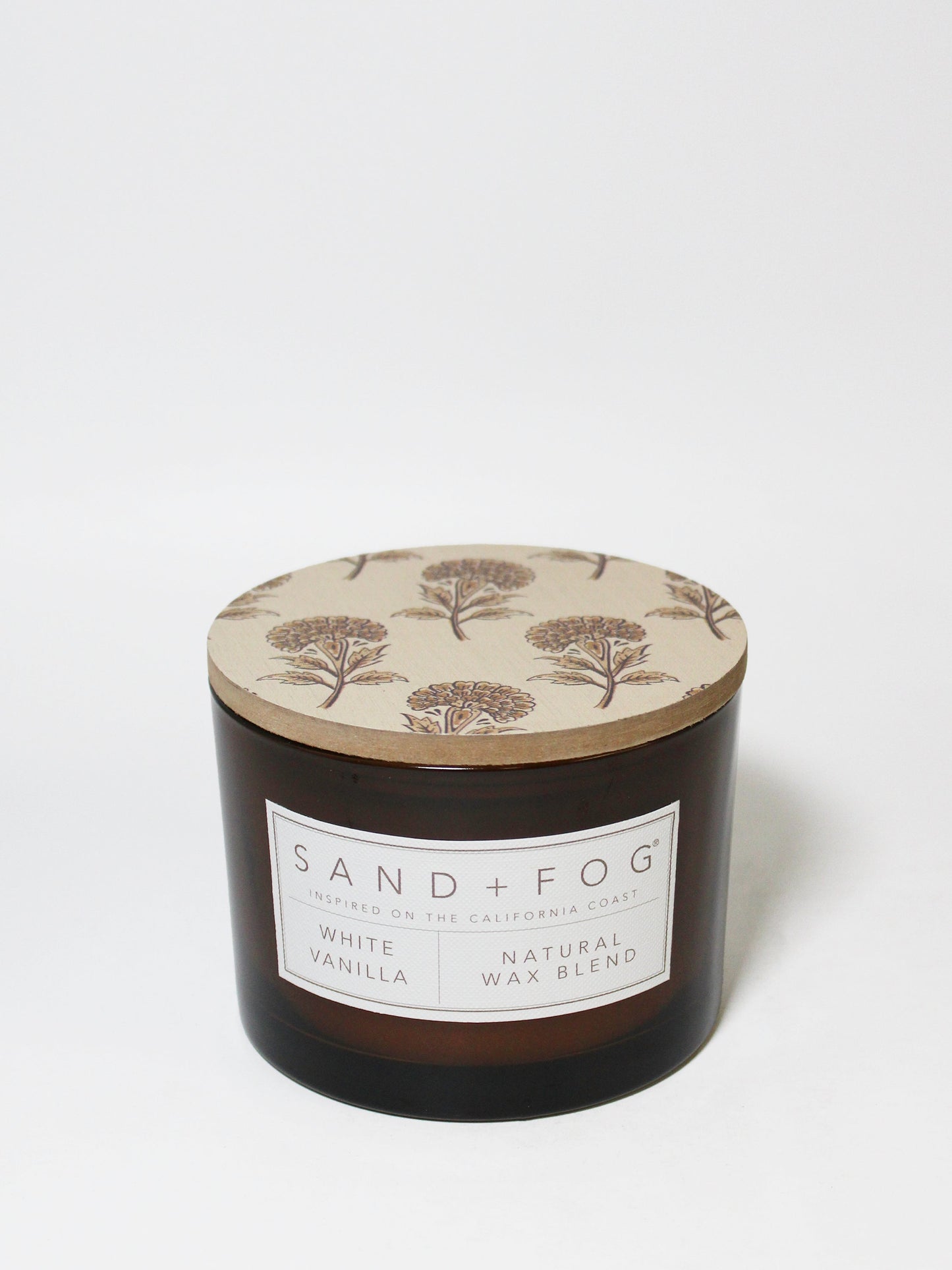 White Vanilla 12 oz scented candle