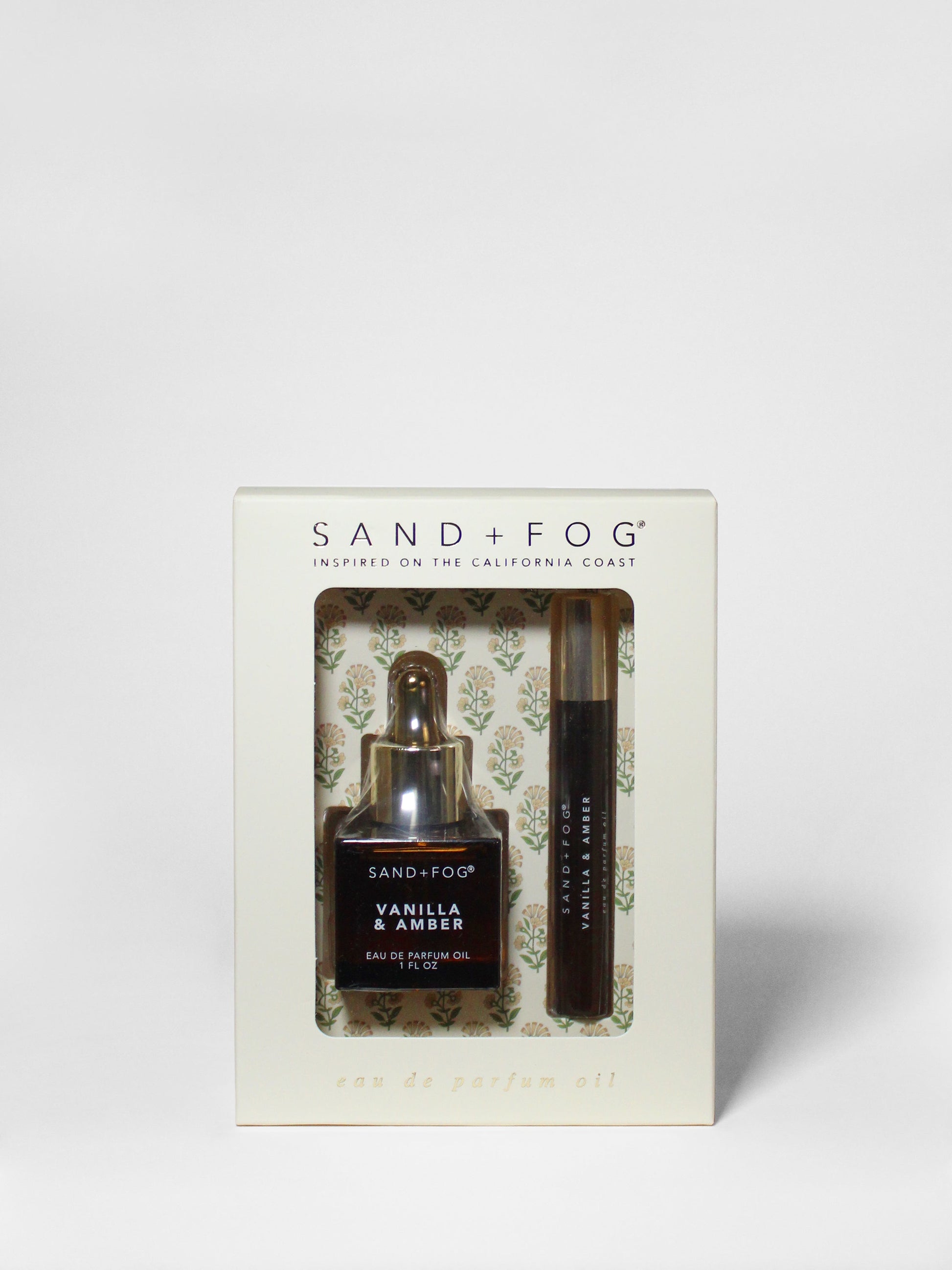 Perfume Oil Rollerball and Perfume Dropper Set - Vanilla & Amber