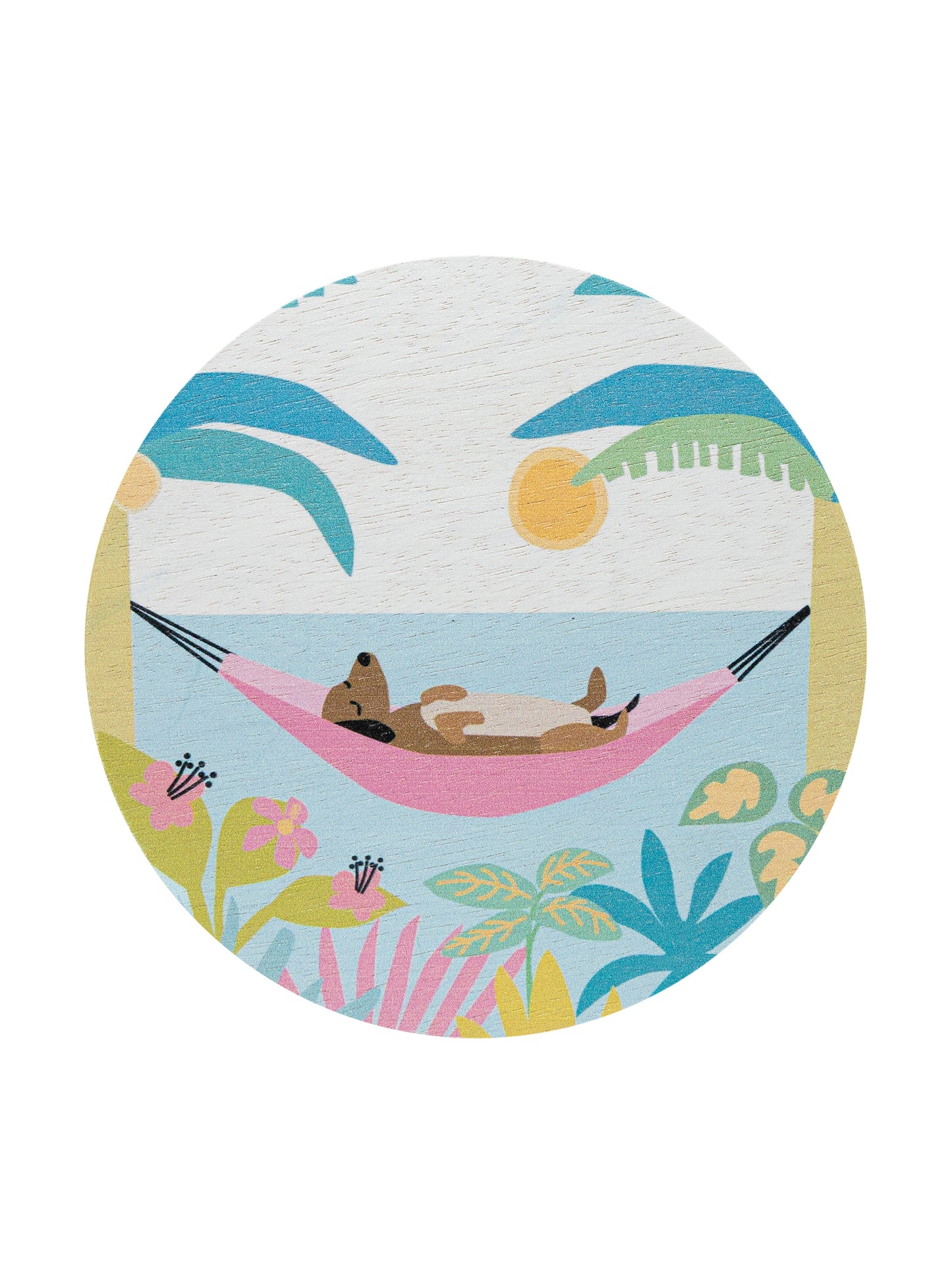 Sand + Paws Coconut & Palm 12 oz scented candle
