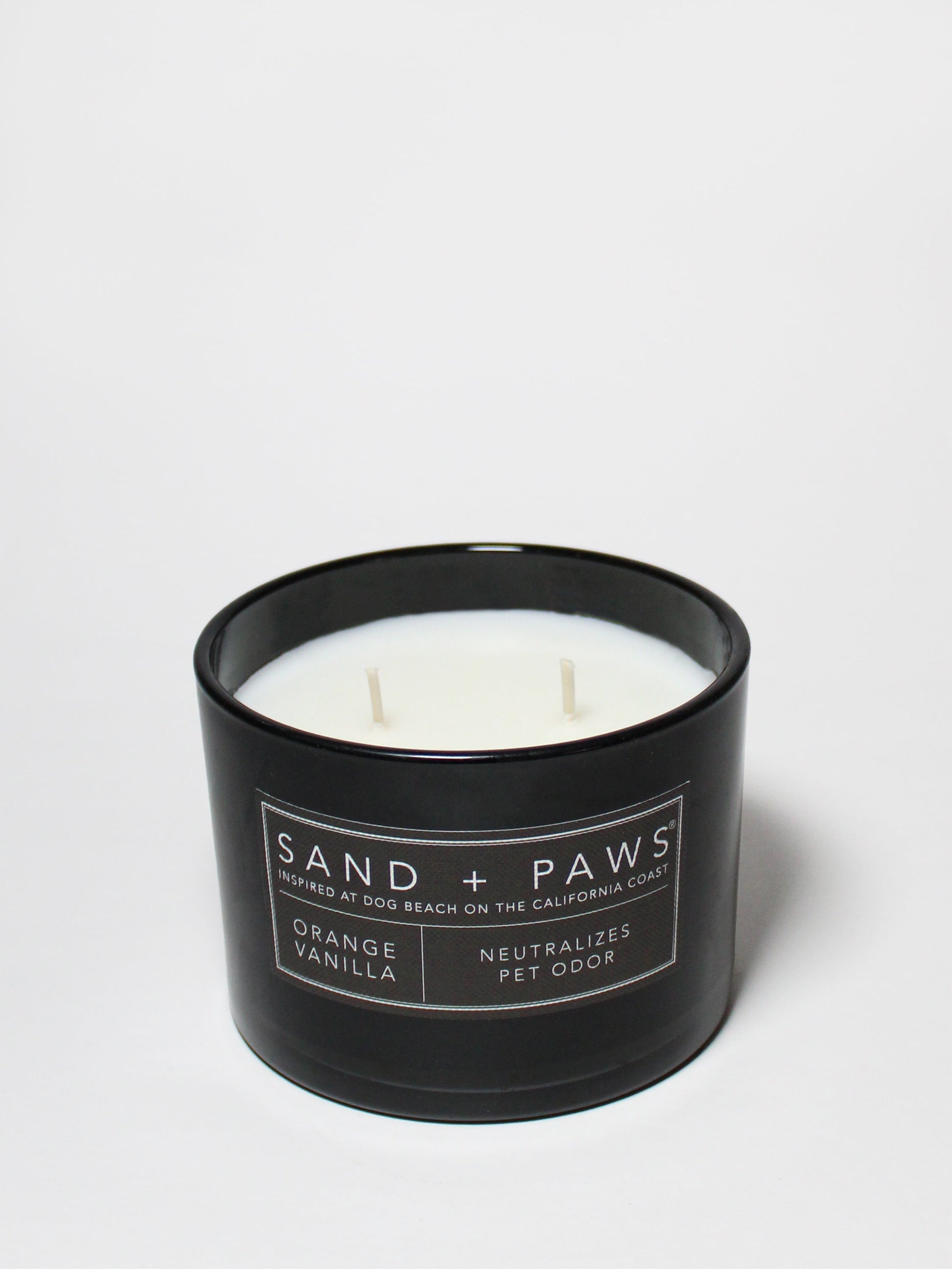 Sand + Paws Orange Vanilla 12 oz scented candle
