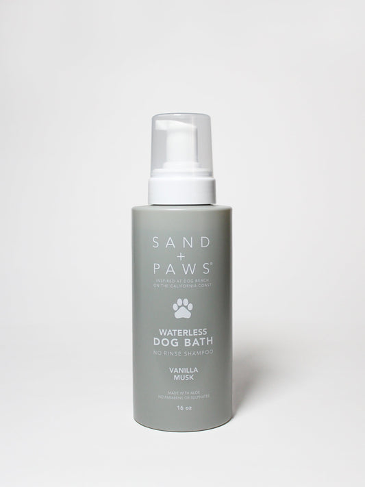 Sand + Paws Waterless Dog Bath - Vanilla Musk